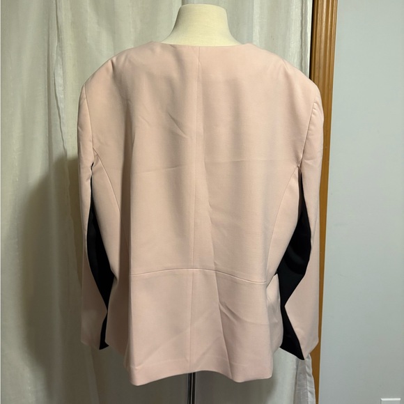 Nine West Blush Pink Blazer with Zipper Details - Picture 2 of 5